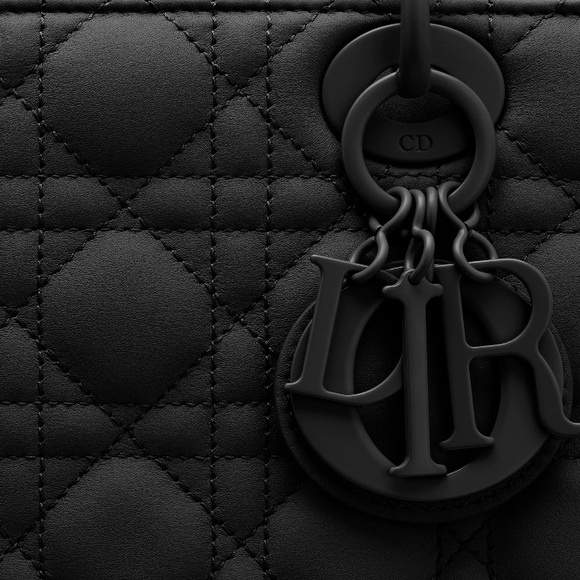 ABC Lady Dior Black Matte Size Small - Picture 4 of 4